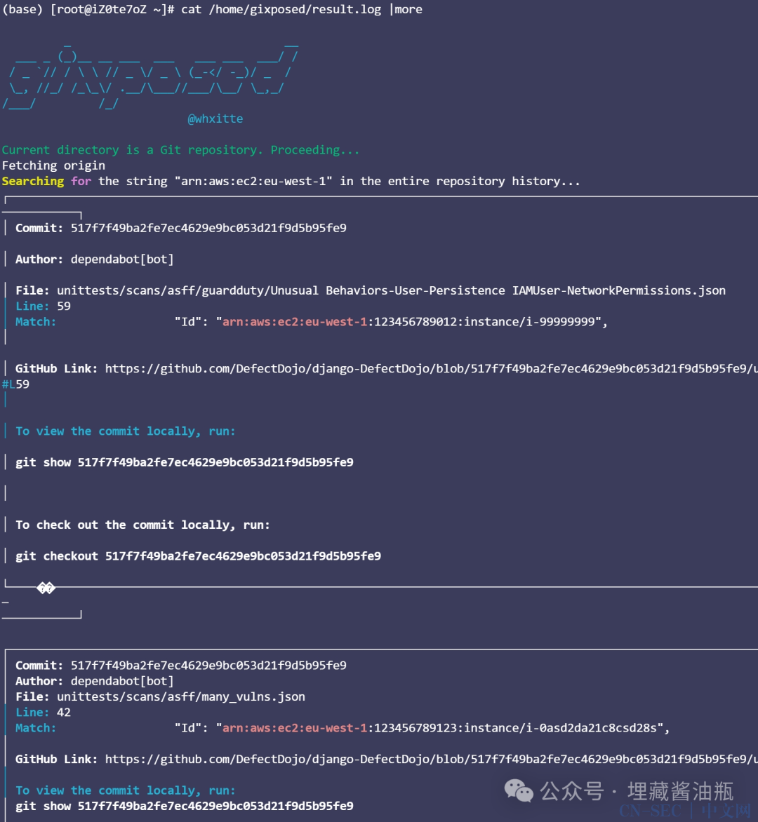 【开源工具】-Gixpose快速检索Git commit中的敏感信息 【开源工具】-Gixpose快速检索Git commit中的敏感信息