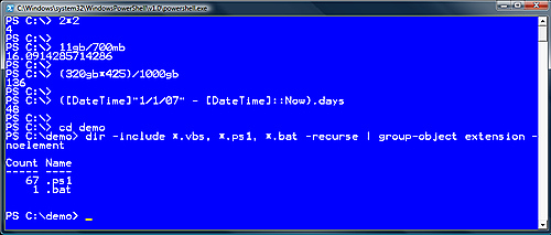 微软发布新一代命令行PowerShell 1.0正式版  &#039;s
