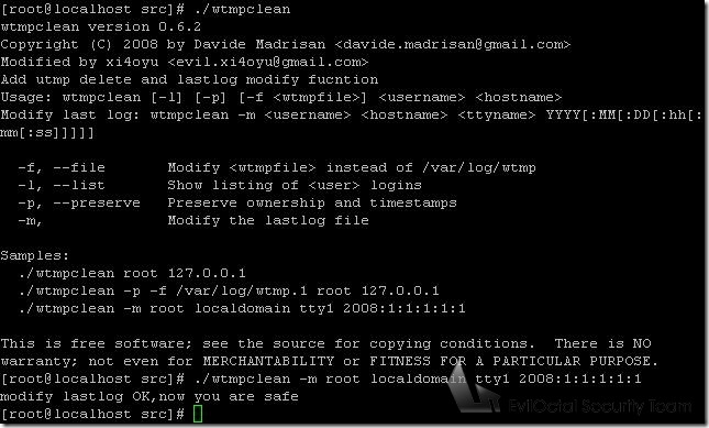 logtamper-v1.0 修改linux 日志的工具  &#039;s