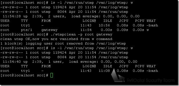 logtamper-v1.0 修改linux 日志的工具  &#039;s