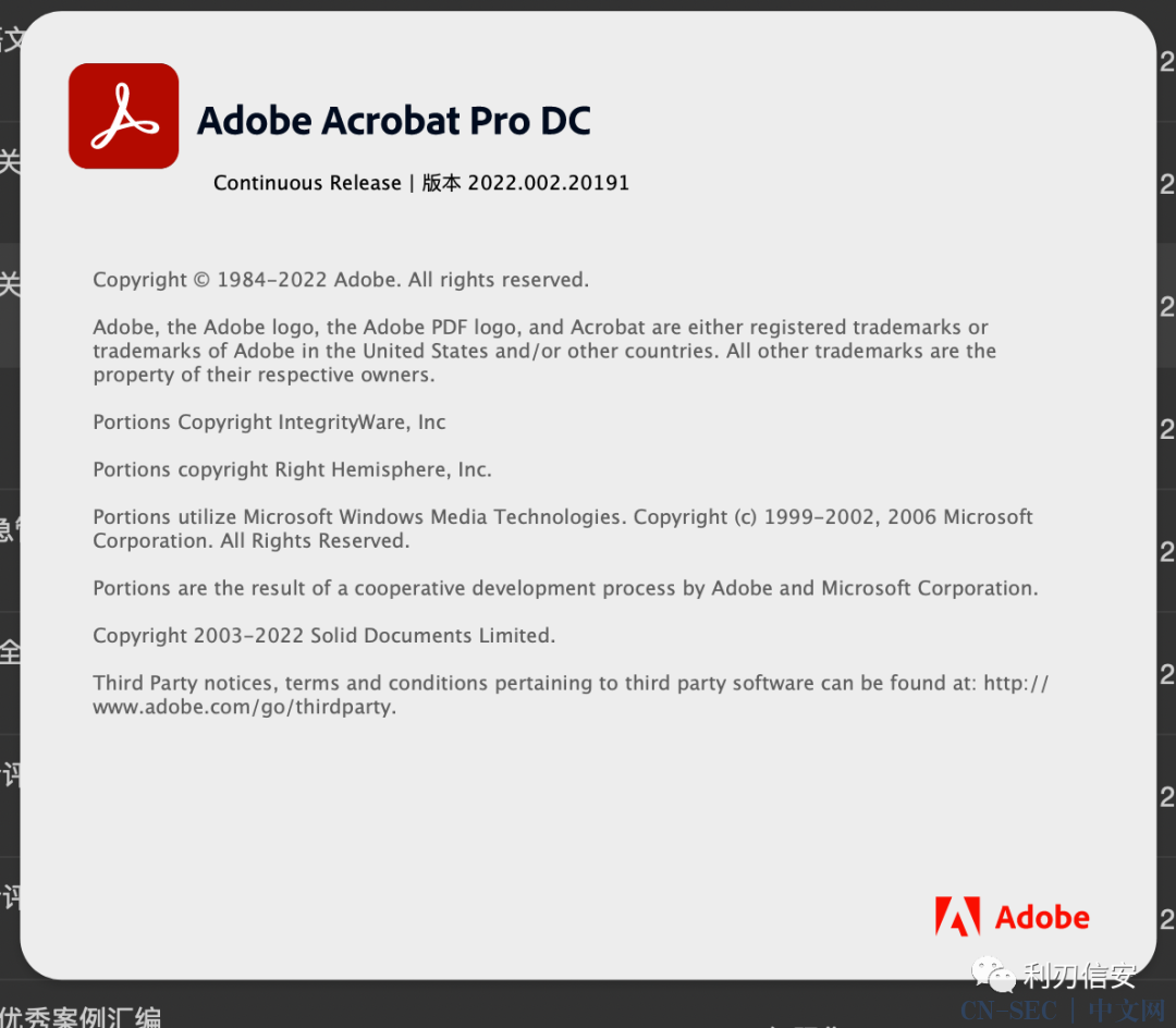 Acrobat pro dc 22 003 20310 64 cn sec 