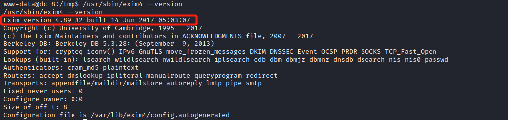 每周打靶 | Vulnhub-DC8靶机渗透实战
