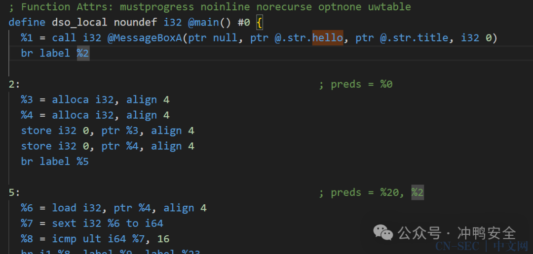 免杀之LLVM PASS入门: hello world