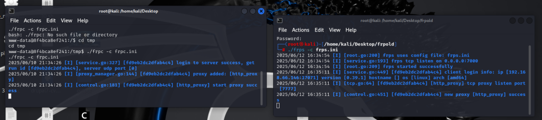 vulnerable_docker（easy）Frp、reGeorg内网穿透、docker逃逸、wpscan爆破，提权