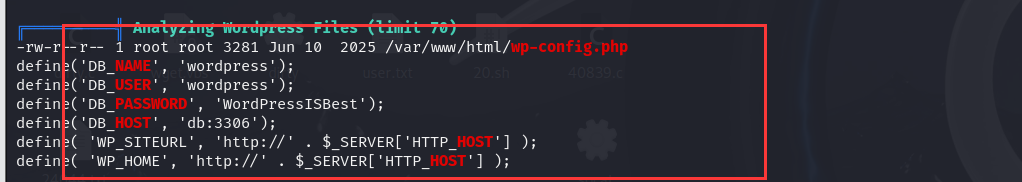vulnerable_docker（easy）Frp、reGeorg内网穿透、docker逃逸、wpscan爆破，提权