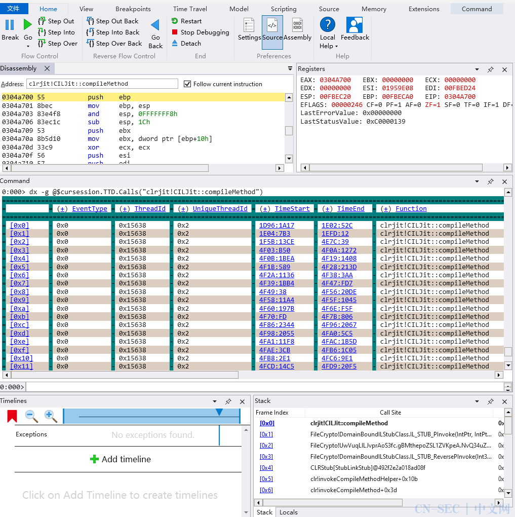 Windbg TTD 还原 .NET JIT 保护壳探索